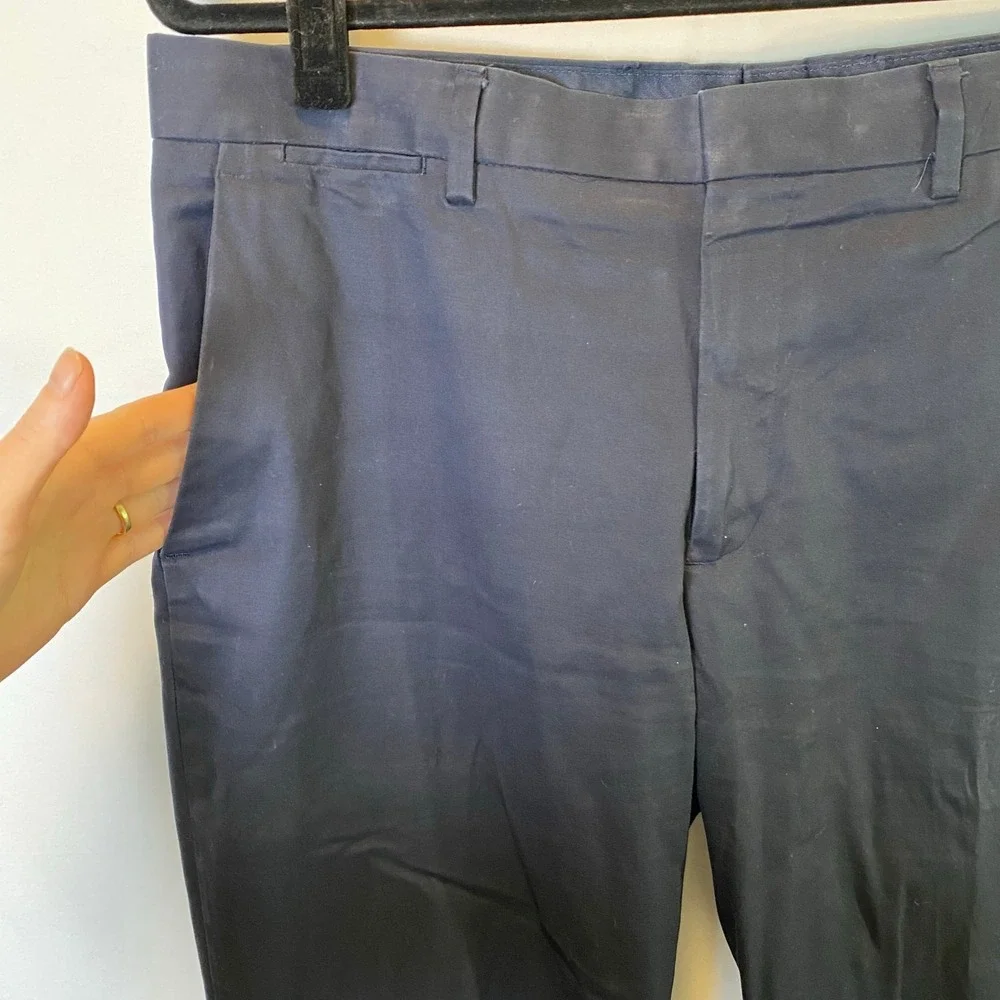 Express Men's Producer‎ Dress Pants Slacks Navy Size 34/30
